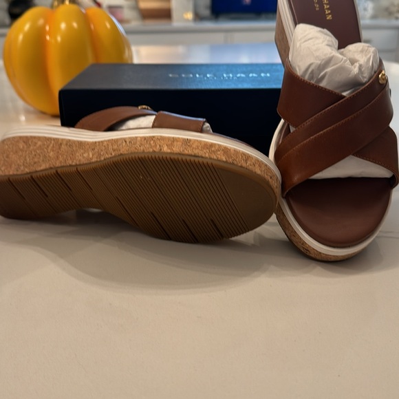 Cole Haan wedge sandle. - Picture 2 of 3